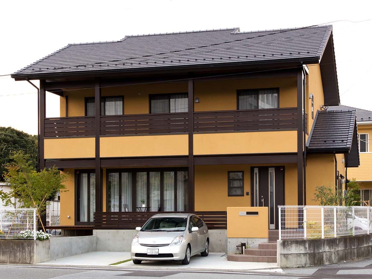 別の角度からの外観