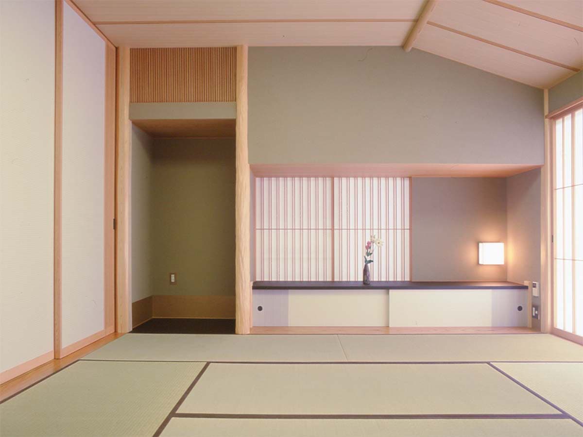 寛げる居間